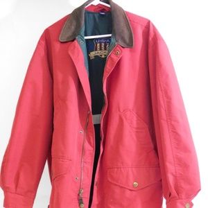 The Slugger USA Mens Jacket Red Large/XL Snap/Zip